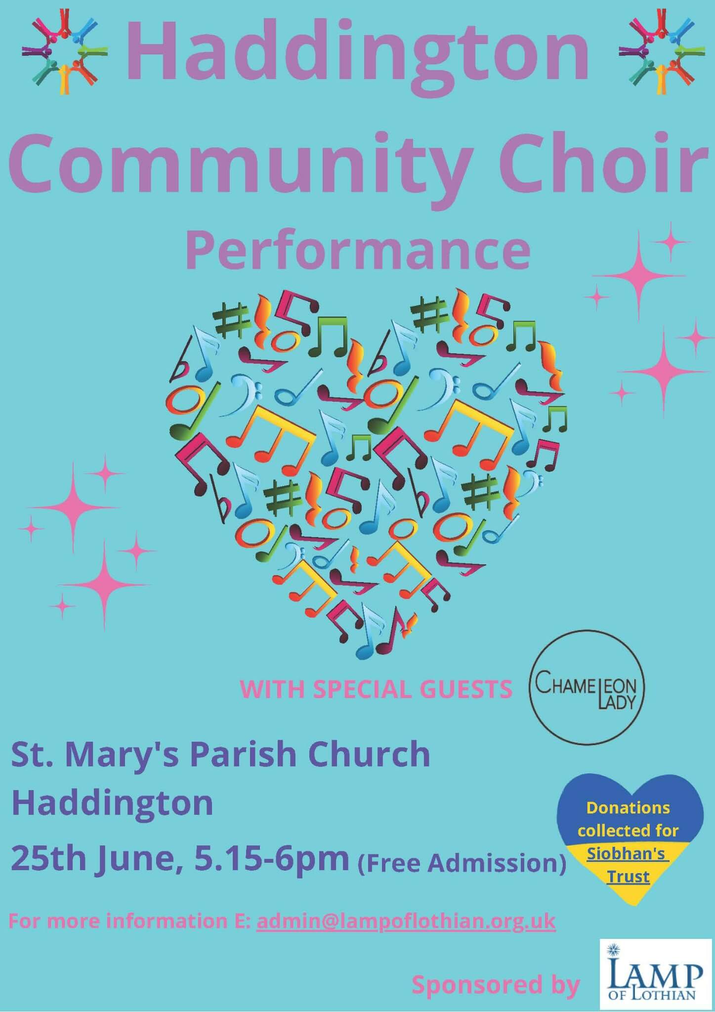 Haddington Community Choir - First Performance! :: Lamp of Lothian Trust