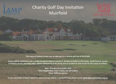 Charity Golf Day at Muirfield!